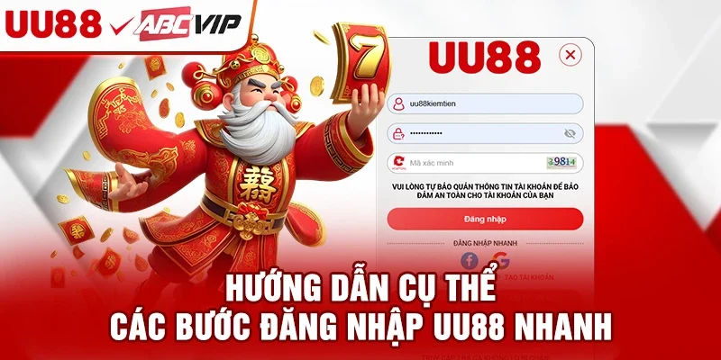 Hướng dẫn cụ thể các bước đăng nhập UU88 nhanh