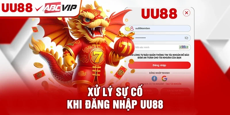 Xử lý sự cố khi đăng nhập UU88